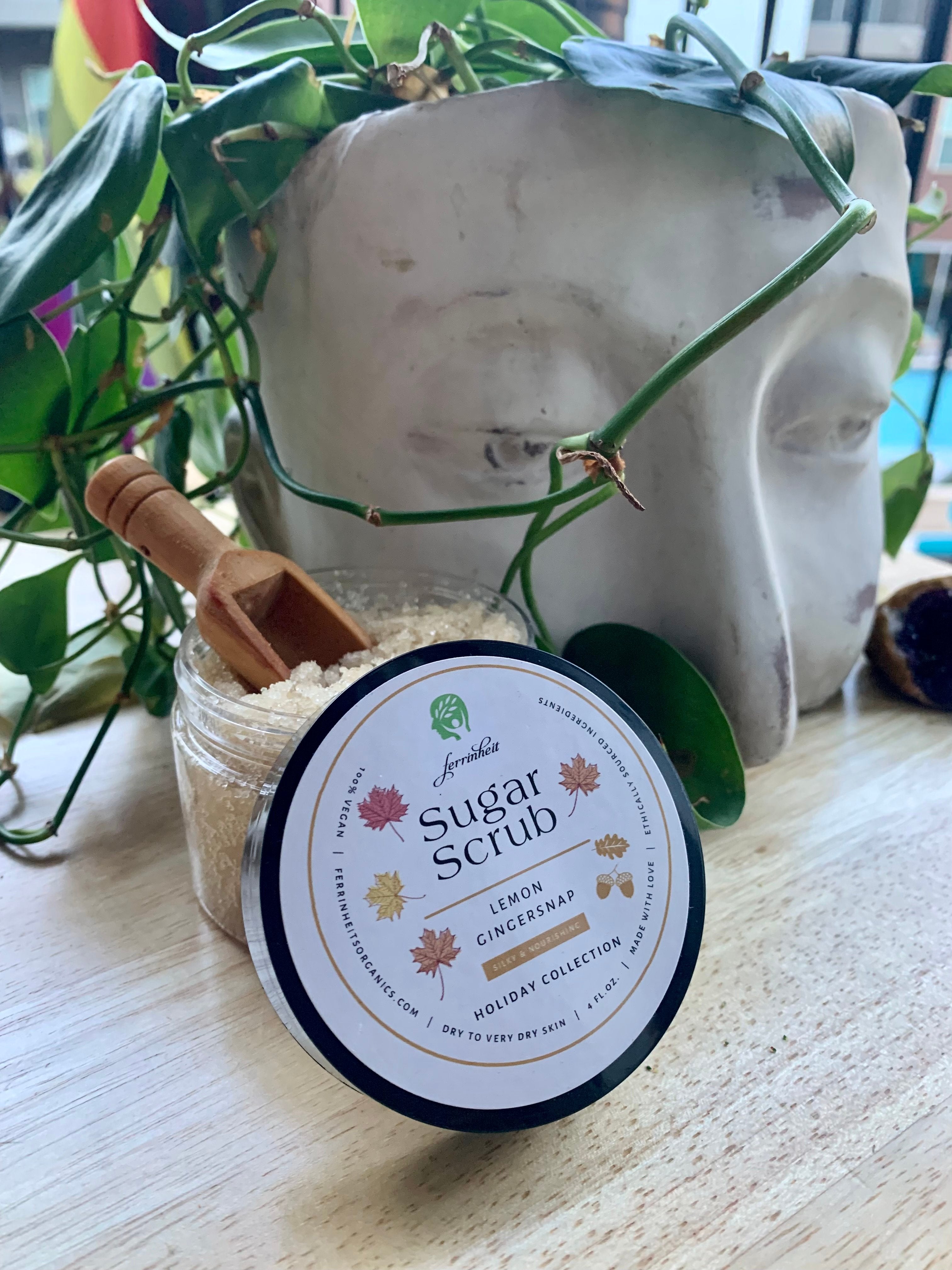 Lemon Gingersnap Sugar Scrub